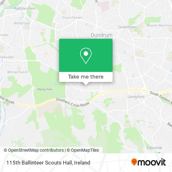 115th Ballinteer Scouts Hall map