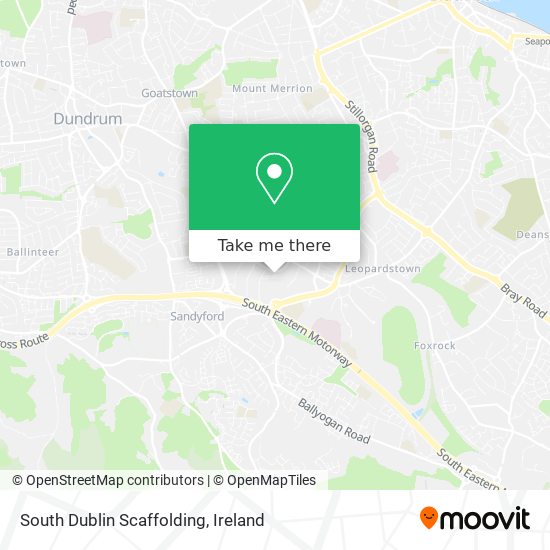 South Dublin Scaffolding map