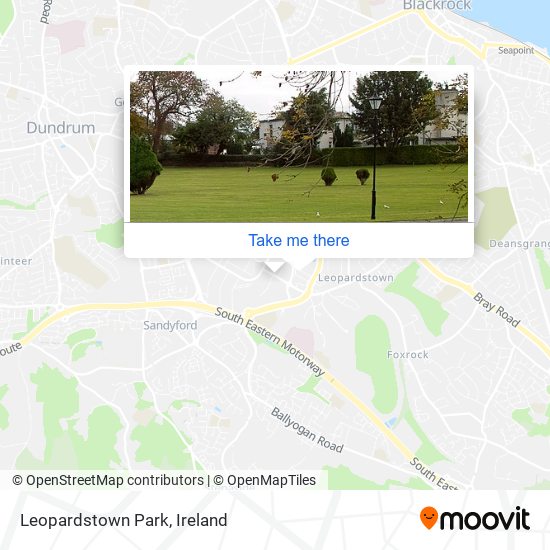 Leopardstown Park map