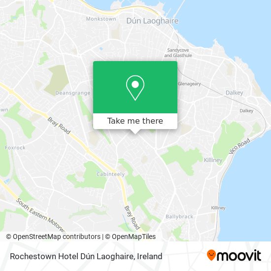 Rochestown Hotel Dún Laoghaire plan