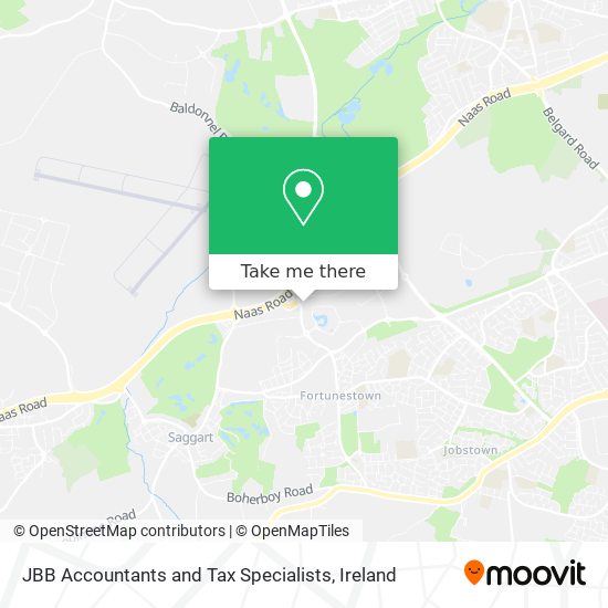 JBB Accountants and Tax Specialists map