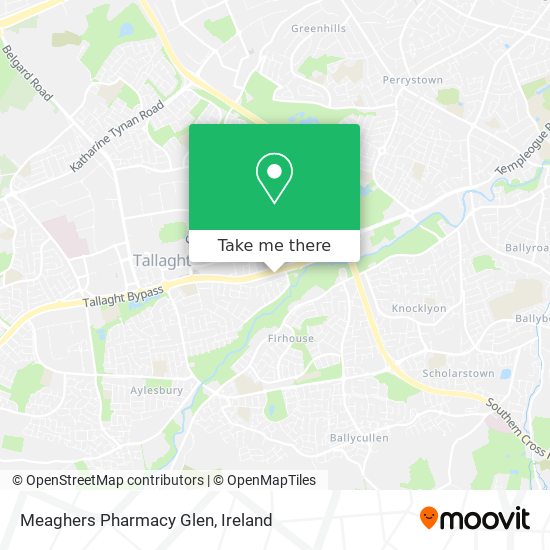 Meaghers Pharmacy Glen map