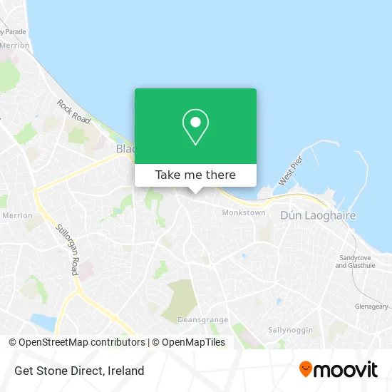 Get Stone Direct map