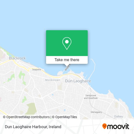 Dun Laoghaire Harbour map