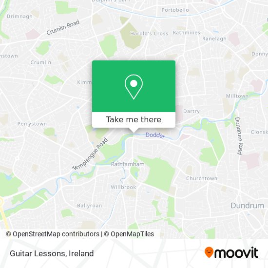 Guitar Lessons map
