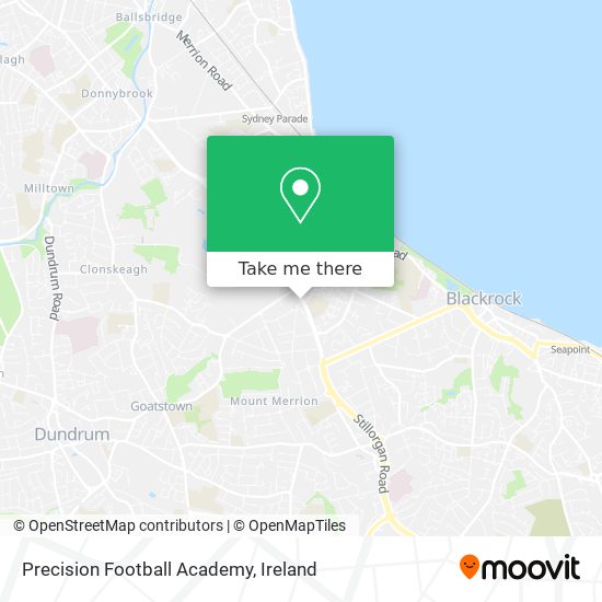 Precision Football Academy map