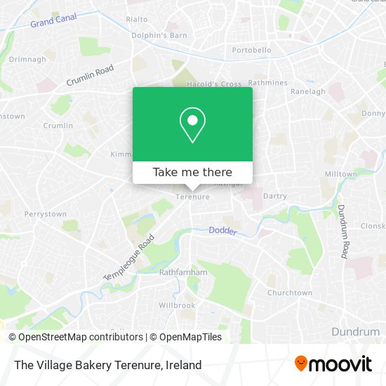 The Village Bakery Terenure map