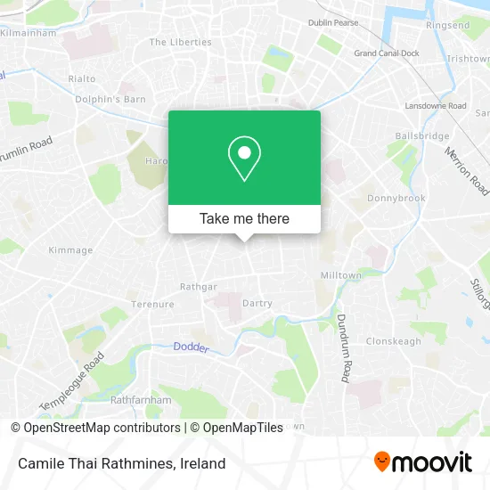 Camile Thai Rathmines map