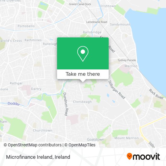 Microfinance Ireland map