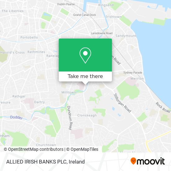 ALLIED IRISH BANKS PLC map
