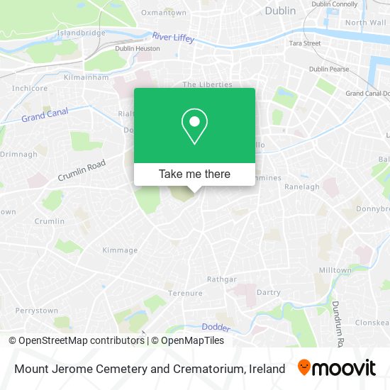 Mount Jerome Cemetery and Crematorium plan