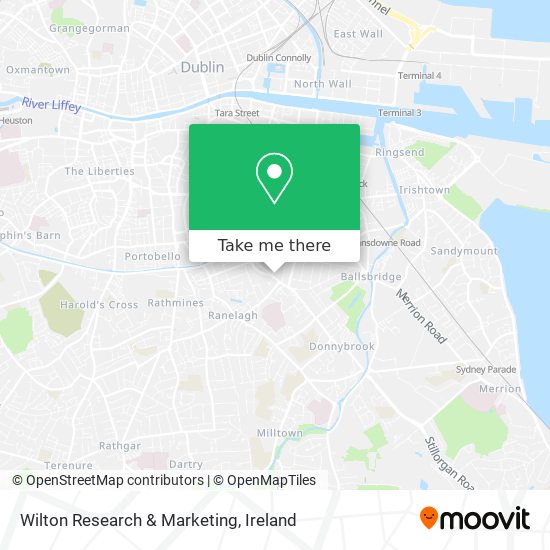 Wilton Research & Marketing map