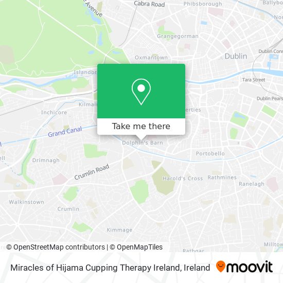 Miracles of Hijama Cupping Therapy Ireland map