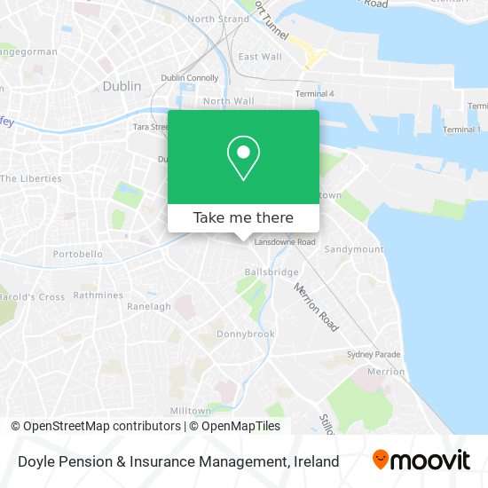 Doyle Pension & Insurance Management map