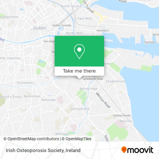Irish Osteoporosis Society map