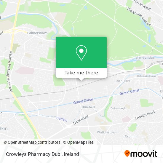 Crowleys Pharmacy Dubl map