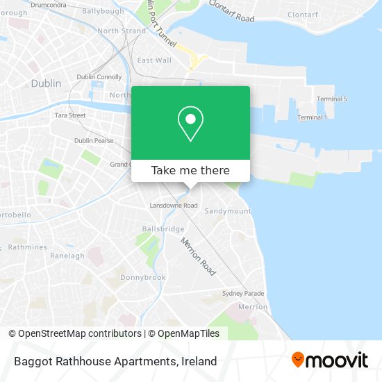 Baggot Rathhouse Apartments map