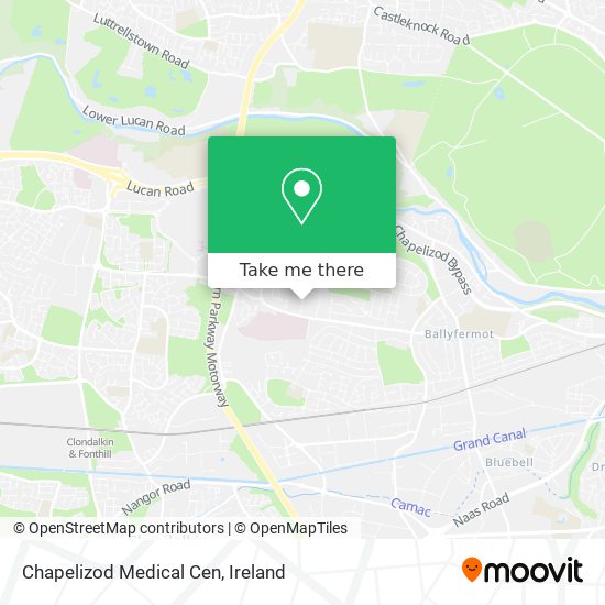 Chapelizod Medical Cen map