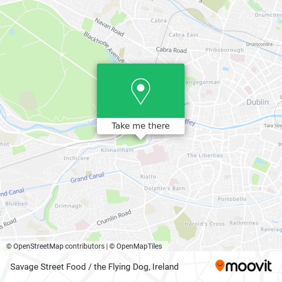 Savage Street Food / the Flying Dog map