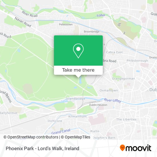 Phoenix Park - Lord's Walk map