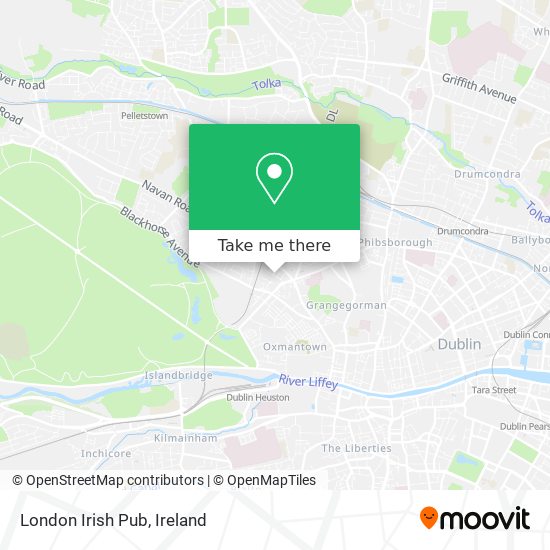 London Irish Pub plan