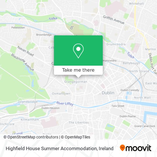 Highfield House Summer Accommodation plan