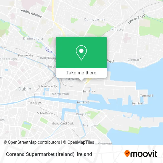 Coreana Supermarket (Ireland) map