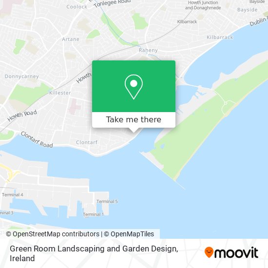 Green Room Landscaping and Garden Design map