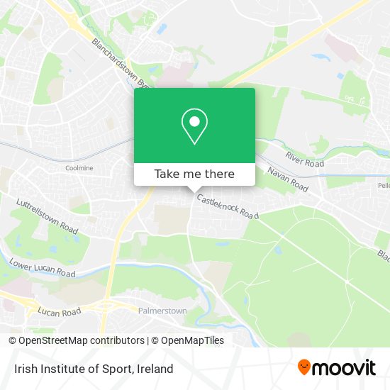 Irish Institute of Sport map