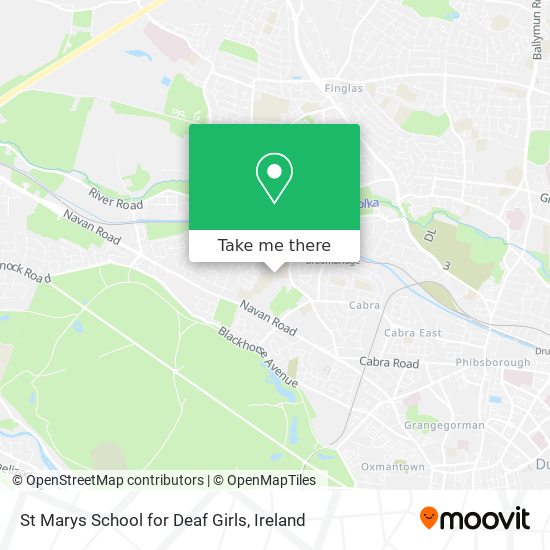 St Marys School for Deaf Girls map