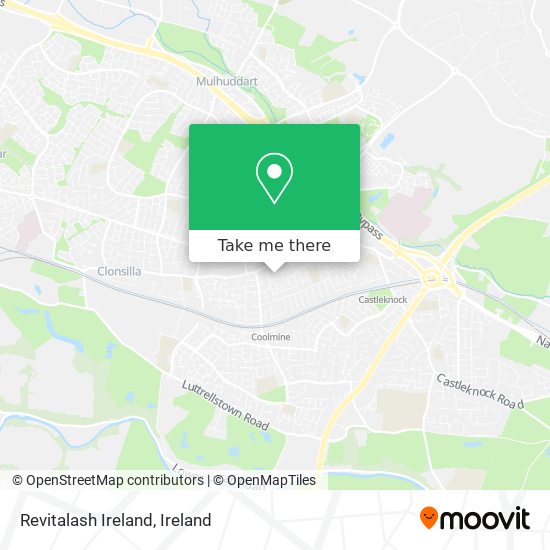 Revitalash Ireland map
