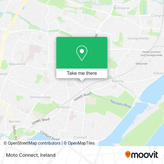 Moto Connect map