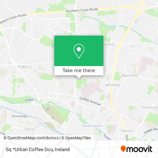 Sq *Urban Coffee Dcu map