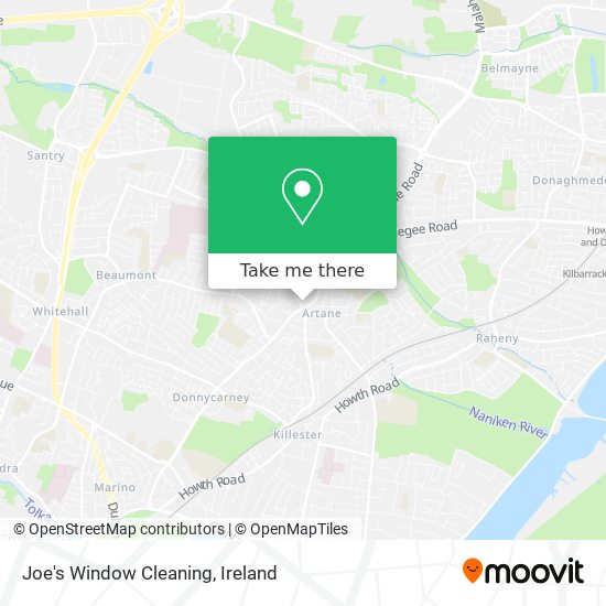 Joe's Window Cleaning map