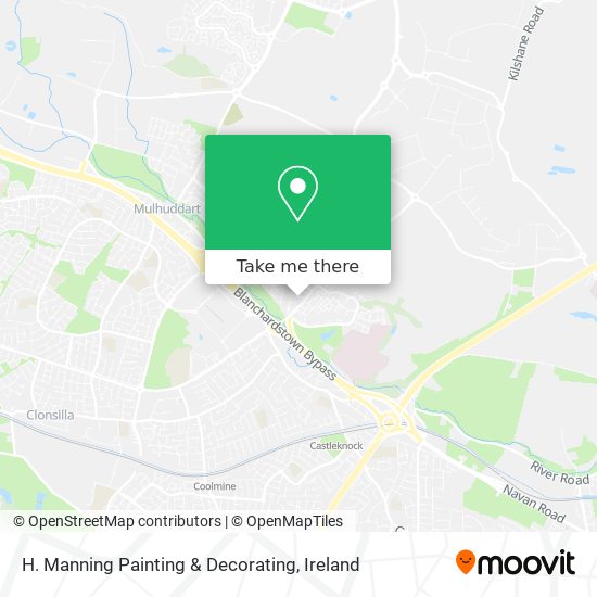 H. Manning Painting & Decorating map