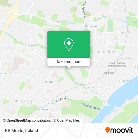 KR Meats map