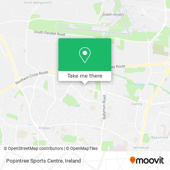 Popintree Sports Centre map