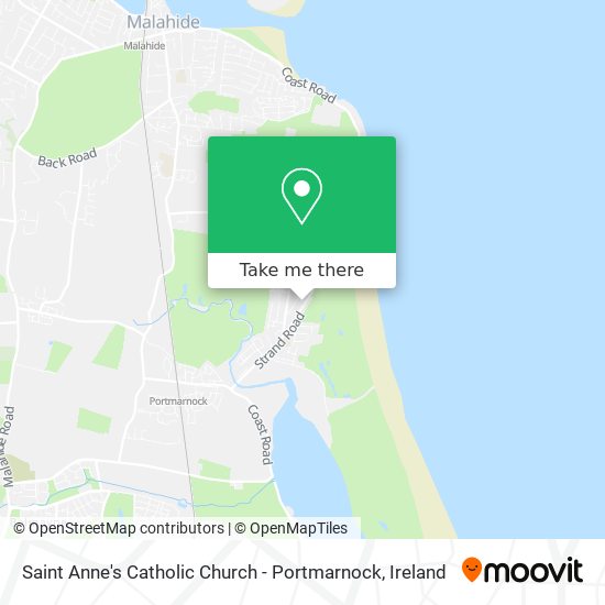 Saint Anne's Catholic Church - Portmarnock map