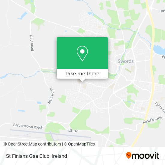 St Finians Gaa Club map