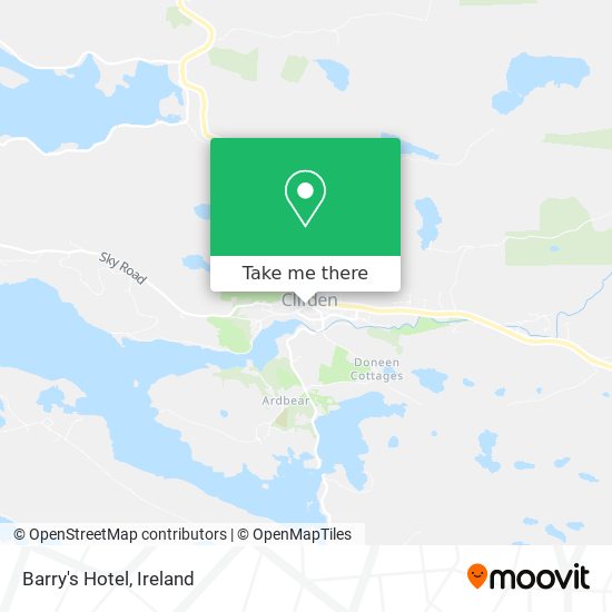 Barry's Hotel map