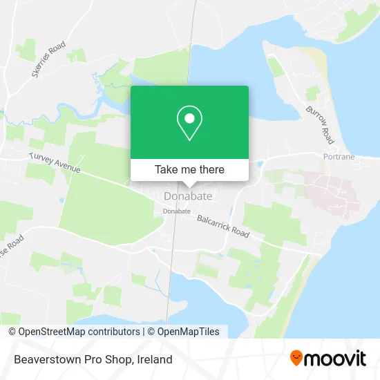 Beaverstown Pro Shop map