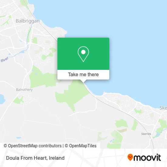 Doula From Heart map