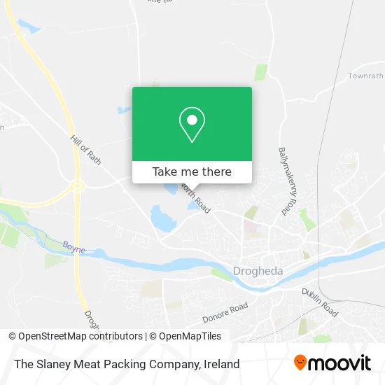 The Slaney Meat Packing Company map
