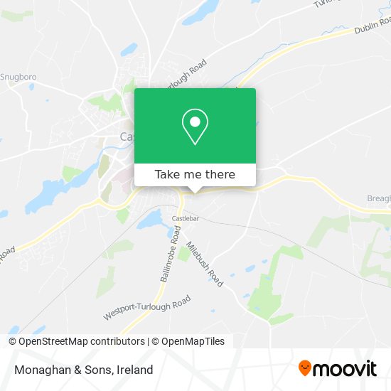 Monaghan & Sons map