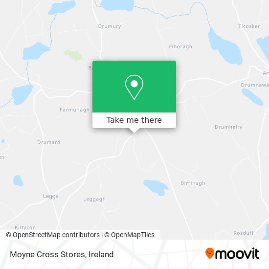 Moyne Cross Stores map