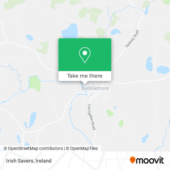 Irish Savers map