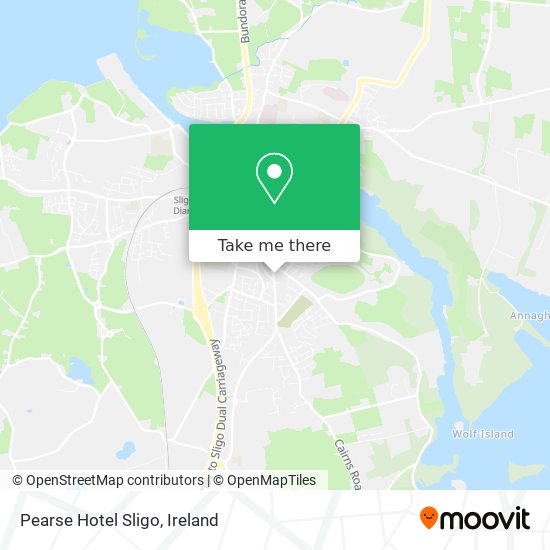 Pearse Hotel Sligo map