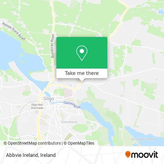 Abbvie Ireland map