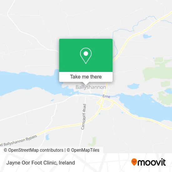 Jayne Oor Foot Clinic map