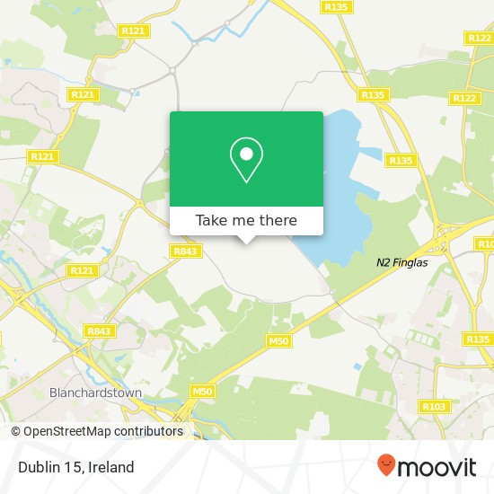 Dublin 15 map